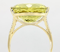 Ouro Verde-Quarz-Goldring