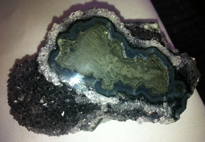 Amethyst- und Achatgeode