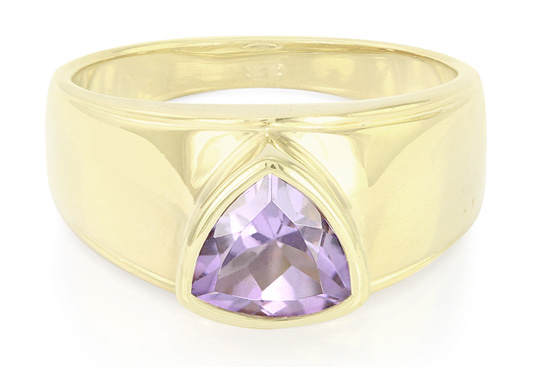 Bolivianischer Amethyst-Herren-Silberring