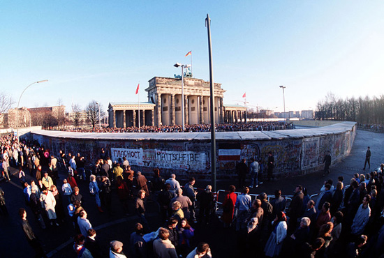 1989: am Brandenburger Tor