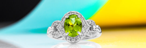 Peridot-Silberring