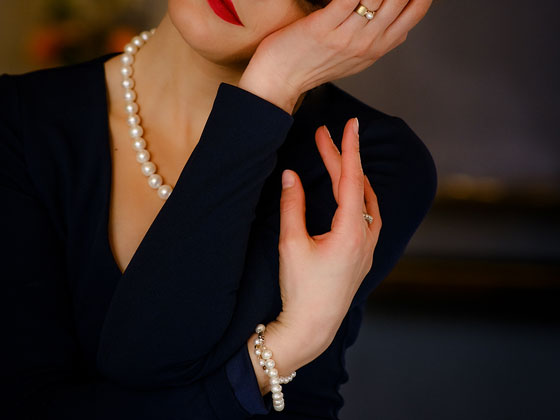 Perlen: zeitlose Eleganz
